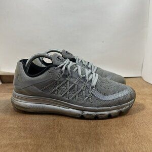 Nike Air Max 2015 Men Size 8 Reflective Silver Running Shoes